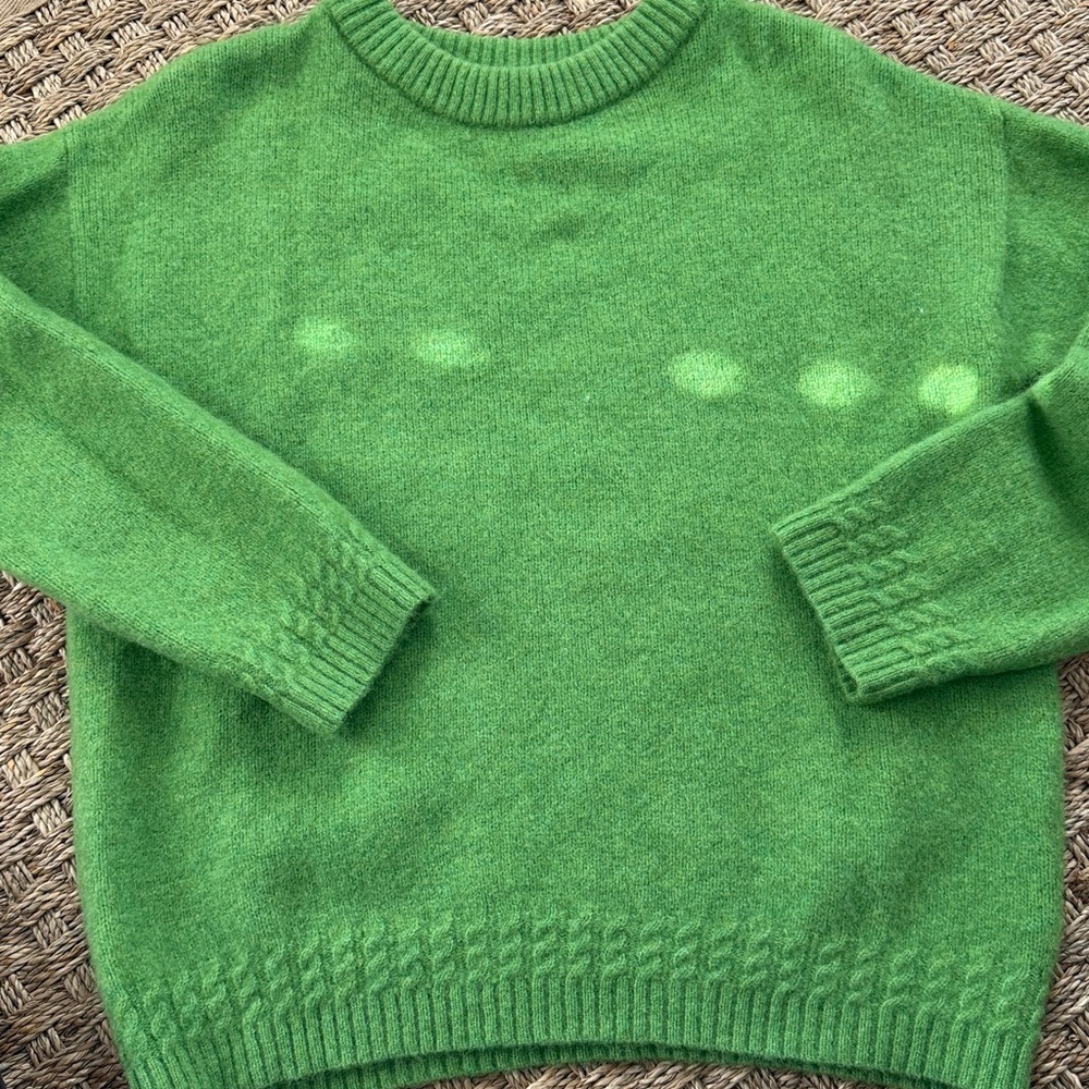 Sezane Green oversized Amiel jumper - Picture 3 of 6